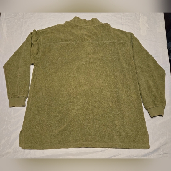 Soft Surroundings Luxe Fleece Pullover Quarter Button Sweater Womens XL‎ Fleece - Picture 6 of 6
